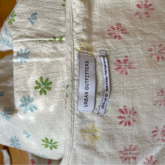 Urban Outfitters Rainbow Floral Tie Front Skort Romper - Picture 8 of 8